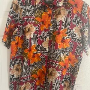 Floral Geometric women’s Shirt - Multicolor